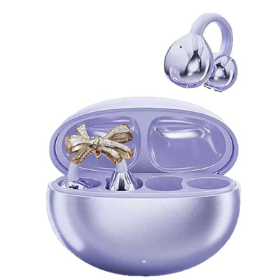 Mpow Detachable Crystal Ear Clip Earphones with Open-Back Bluetooth 5.4. A Fashionable Gift for Women with Ultra-Comfortable Wear