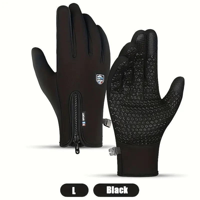 Mpow Warm and Cold-Resistant Touchscreen Gloves (Black)