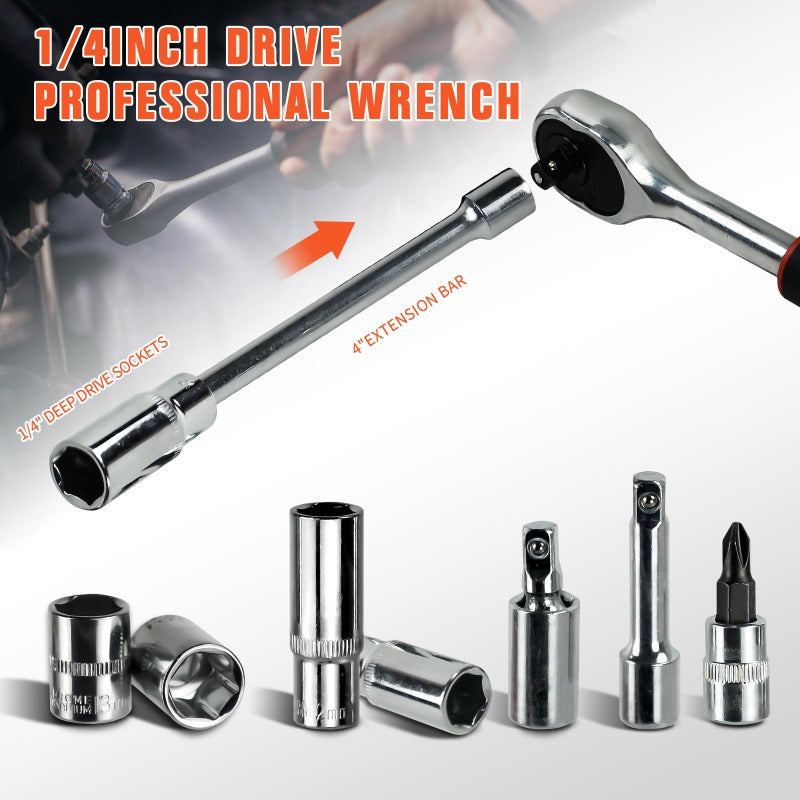 Mpow socket wrench set drive socket set