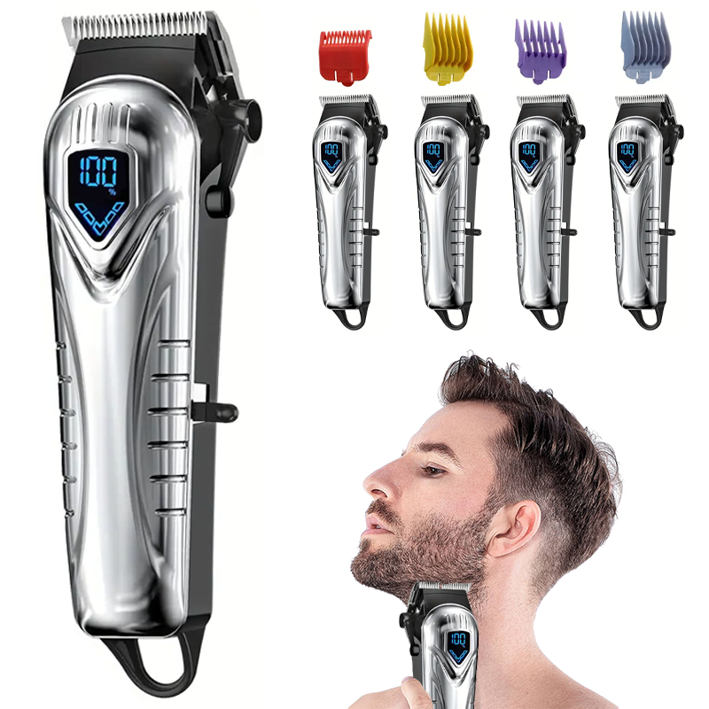 Mpow Rechargeable Hair Clipper Kit Black/Silver