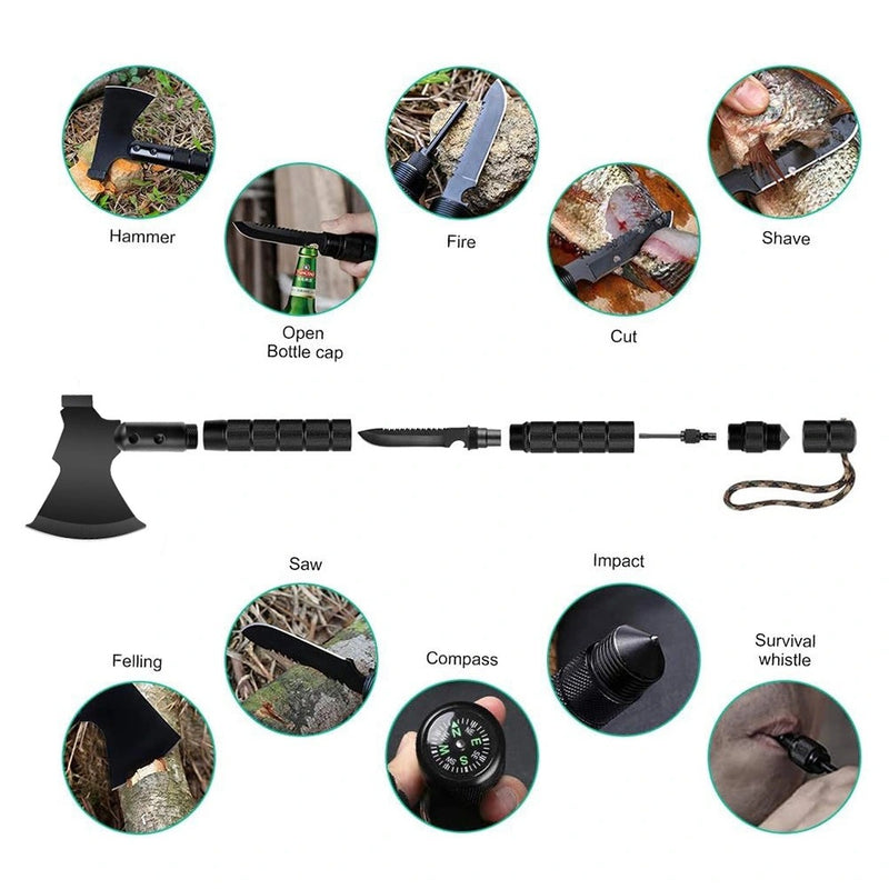 Mpow Multifunctional Camping Axe Kit
