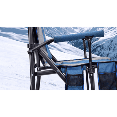 Mpow Heated camping chair Blue