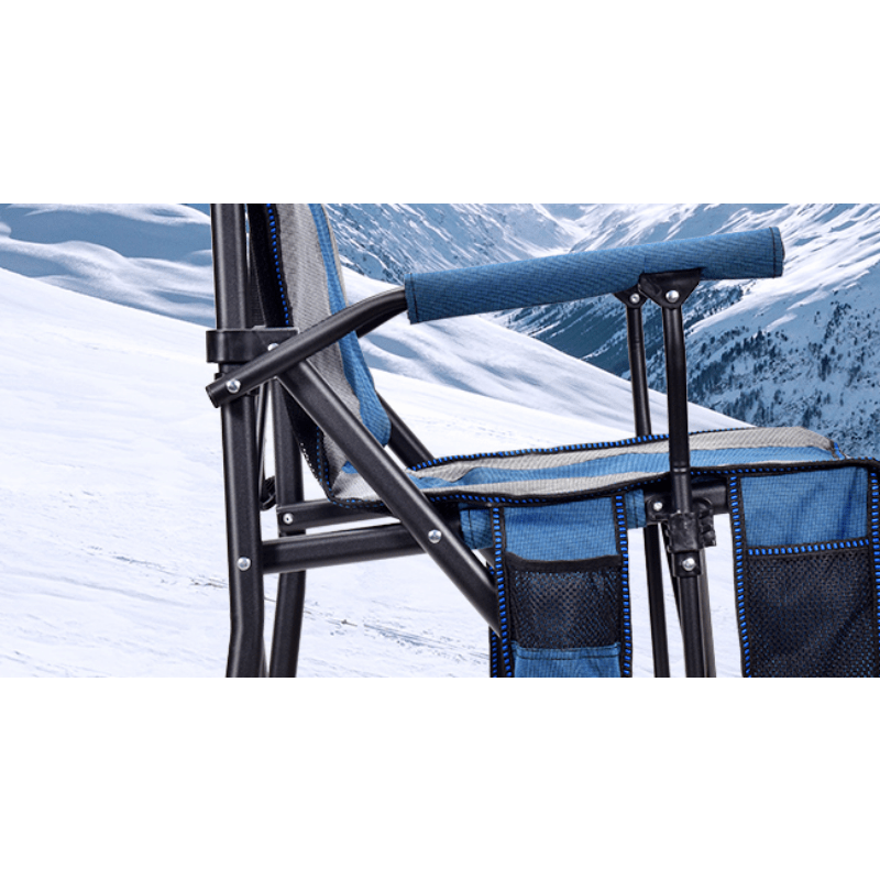 Mpow Heated camping chair Blue