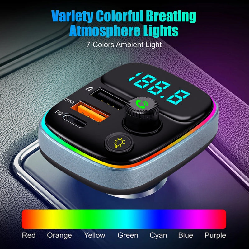 Mpow Car FM Transmitter Black