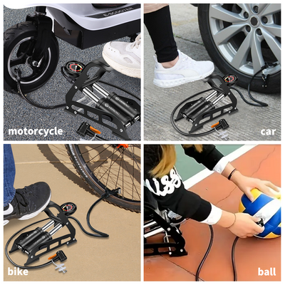 Mpow dual-barrel foot pump