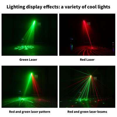 Mpow Laser Magic Ball Effect Light + Smoke Machine Set (Red, Green, and Blue), Voice-Controlled, Self-Propelled, and Remote Control—A Perfect Party Ambition