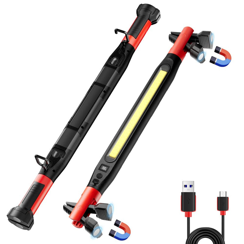 Mpow Super Bright Car Emergency Repair Light 6000mAh Rechargeable with Strong Magnetic Base and Swivel Hook for Multi-Scene Applications