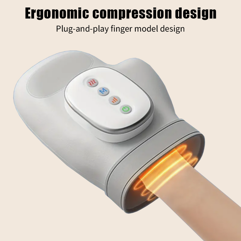 Mpow Hand Massager - 360° Air Compression & Heating, 2000mAh Rechargeable