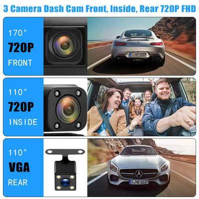 Mpow 2-inch IPS screen Driving Recorder Black