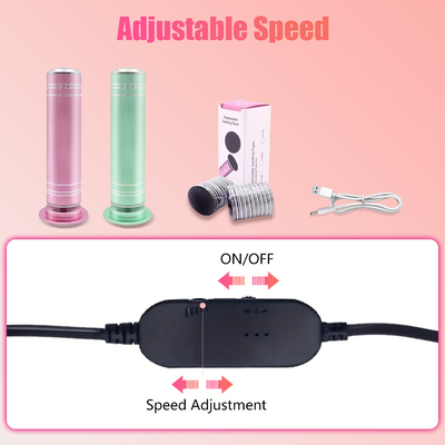 Mpow Pink USB-Powered 12V Foot Resurfacing Tool for Efficient Foot Resurfacing and Easily Removes Dead Skin and Calluses