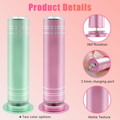 Mpow Pink USB-Powered 12V Foot Resurfacing Tool for Efficient Foot Resurfacing and Easily Removes Dead Skin and Calluses