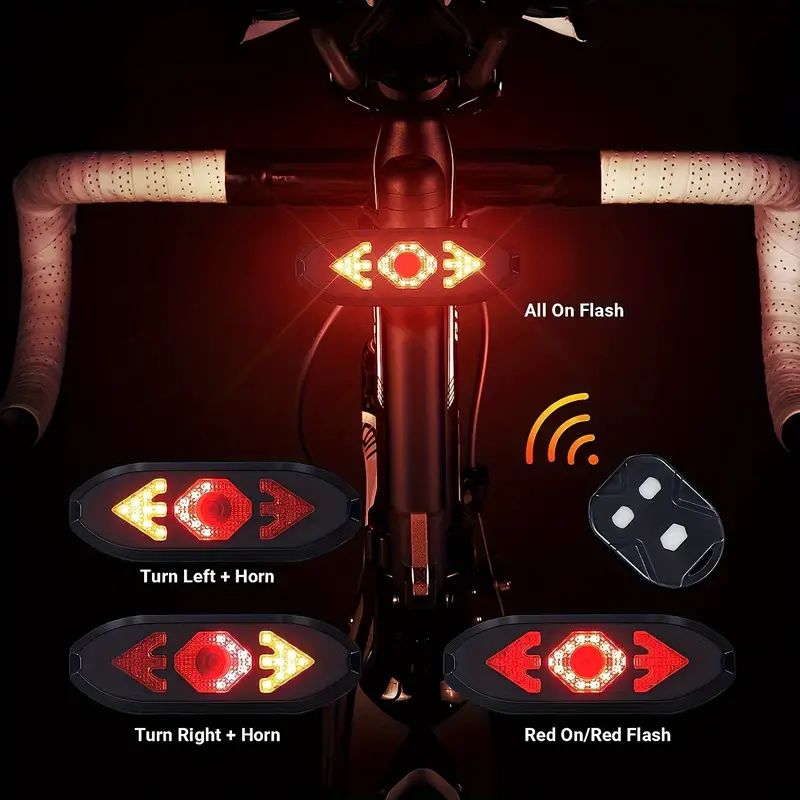 Mpow Bike Light Set Black