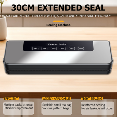 Mpow Vacuum Sealer, Silver + Black ABS, 120W Power, Holds 30 Vacuum Bags, Australian Plug, Perfect for Food Preservation
