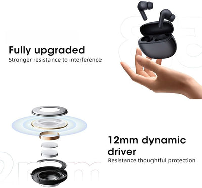 Mpow Bluetooth In-Ear Headphones Black