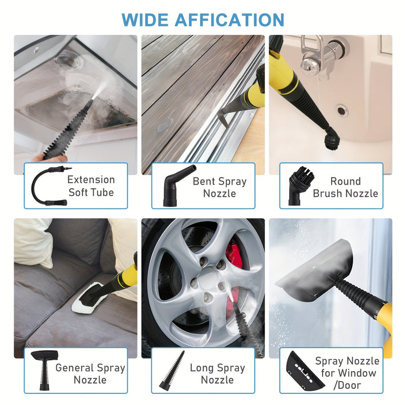 Mpow High Temperature Steam Cleaner Yellow