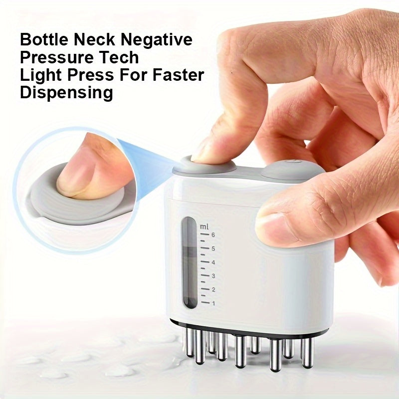 Mpow Liquid-guided comb, scalp massager White