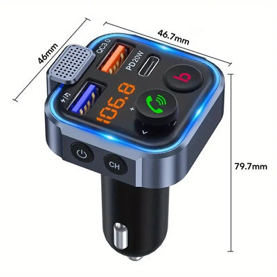 Mpow Bluetooth 5.3 Car FM Transmitter