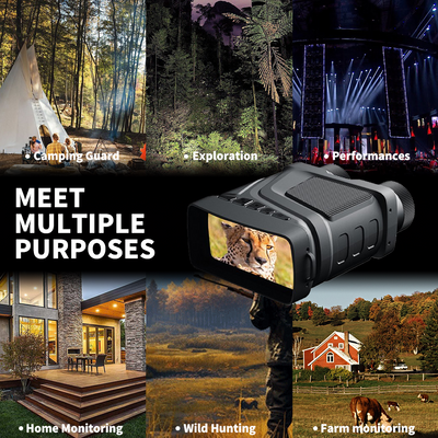 Mpow Outdoor Night Vision Device with 1080P HD, 1.3-inch Screen, Target Reference Detector, Includes 32GB Memory Card, Type-C Port, and Multi-Language Support
