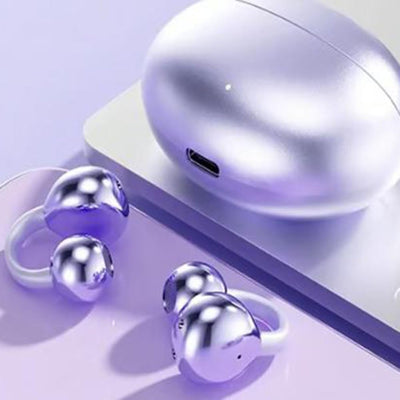 Mpow Detachable Crystal Ear Clip Earphones with Open-Back Bluetooth 5.4. A Fashionable Gift for Women with Ultra-Comfortable Wear