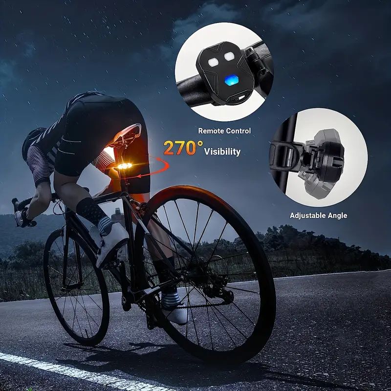 Mpow Bike Light Set Black