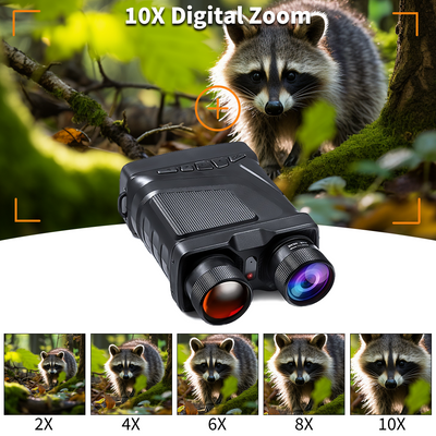 Mpow Outdoor Night Vision Device with 1080P HD, 1.3-inch Screen, Target Reference Detector, Includes 32GB Memory Card, Type-C Port, and Multi-Language Support
