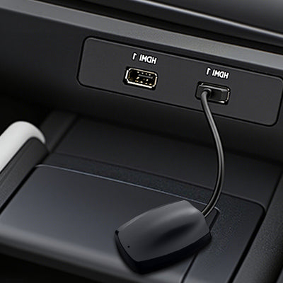 Mpow Wired to Wireless CarPlay/Android Auto Adapter: Plug-and-Play, 5.8GHz High-Speed Transmission, Compatible with Multiple Phones