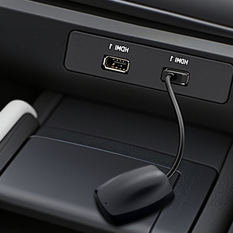 Mpow Wired to Wireless CarPlay/Android Auto Adapter: Plug-and-Play, 5.8GHz High-Speed Transmission, Compatible with Multiple Phones
