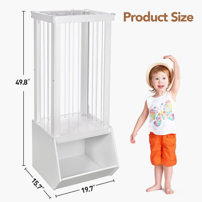 Mpow Plush Animal Storage Rack + Toy Storage Box All-in-One Multifunctional Toy Storage Cabinet, Home Classification Storage Rack, Perfect Kids' Room Organization Tool