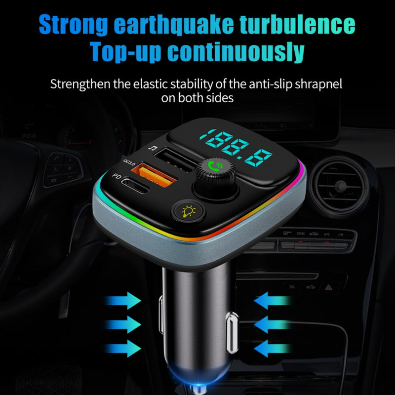 Mpow Car FM Transmitter Black