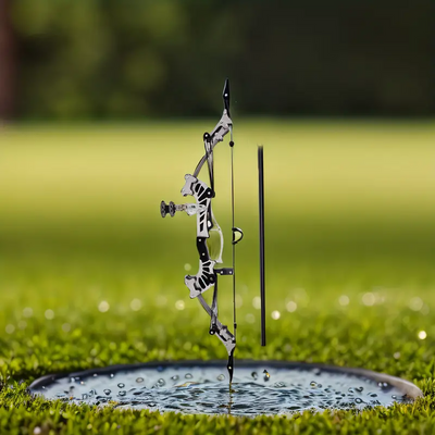 Mpow 16.5-inch compound bow with 8 arrows