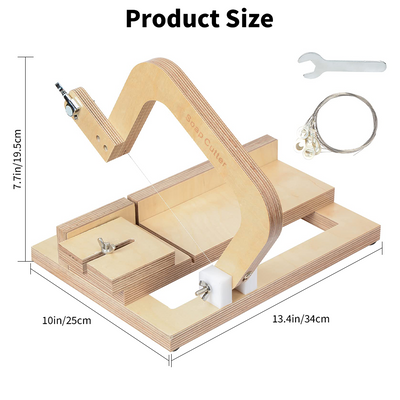 Mpow Handmade Wooden Soap Cutter