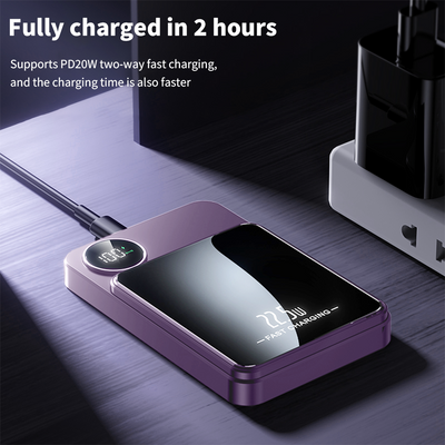 Mpow Mag-Safe Wireless Charger 10000mAh 25W PD Fast Charging 22.5W Wireless Output Multiple Colors Available Digital Display Portable