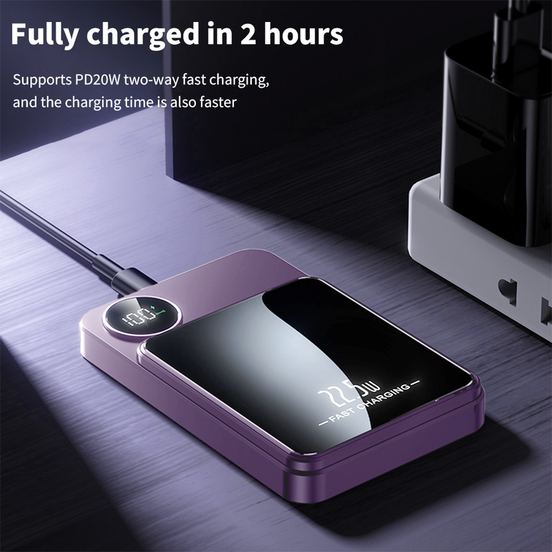 Mpow Mag-Safe Wireless Charger 10000mAh 25W PD Fast Charging 22.5W Wireless Output Multiple Colors Available Digital Display Portable
