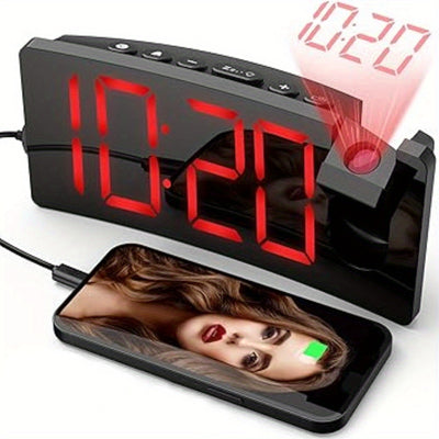 Mpow Projection Alarm Clock Colorful