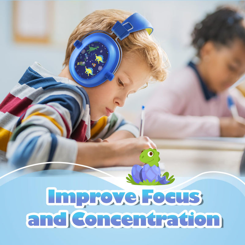 Noise Cancelling Headphones for Kids, 28dB SNR Kids Ear Protection Safety Ear Muffs for Monster Truck,Fireworks,Home,School, Adjustable Kids Noise Cancelling Headphones for Autism,Toddler,Children