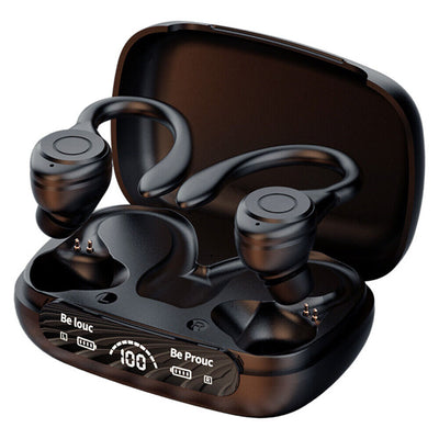 Mpow Bluetooth Headset 5.3 Wireless Earbuds with Earhooks，Wireless Earbuds Sport