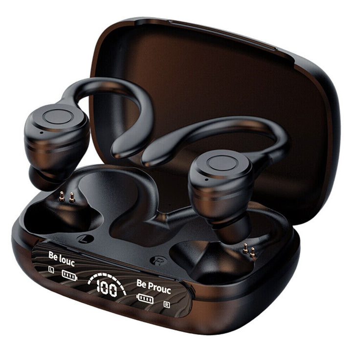 Mpow Bluetooth Headset Wireless Earbuds with Earhooks