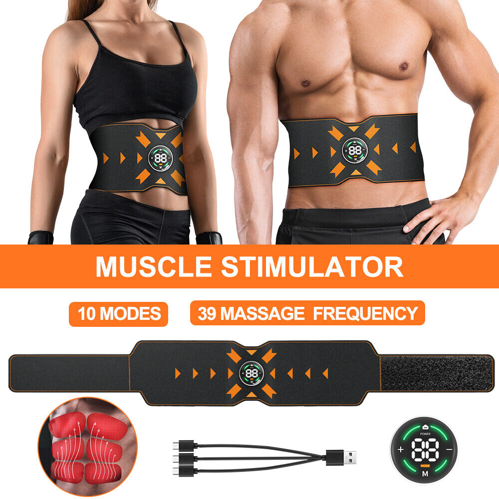 TGOPIT EMS Abdominal Muscle Stimulator Muscle Toning Belts Home