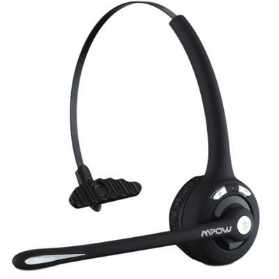 Mpow BH453A Pro Bluetooth Trucker Headset with Microphone