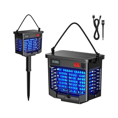 CD298 Bug Zapper Outdoor, Solar-Powered & USB Charge