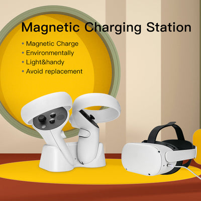 Magnetic Charging Station Set for Oculus Quest 2