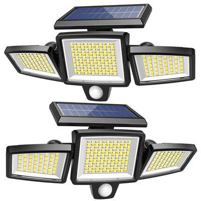 CD305 304 LED Solar Lights Outdoor 2 Pack