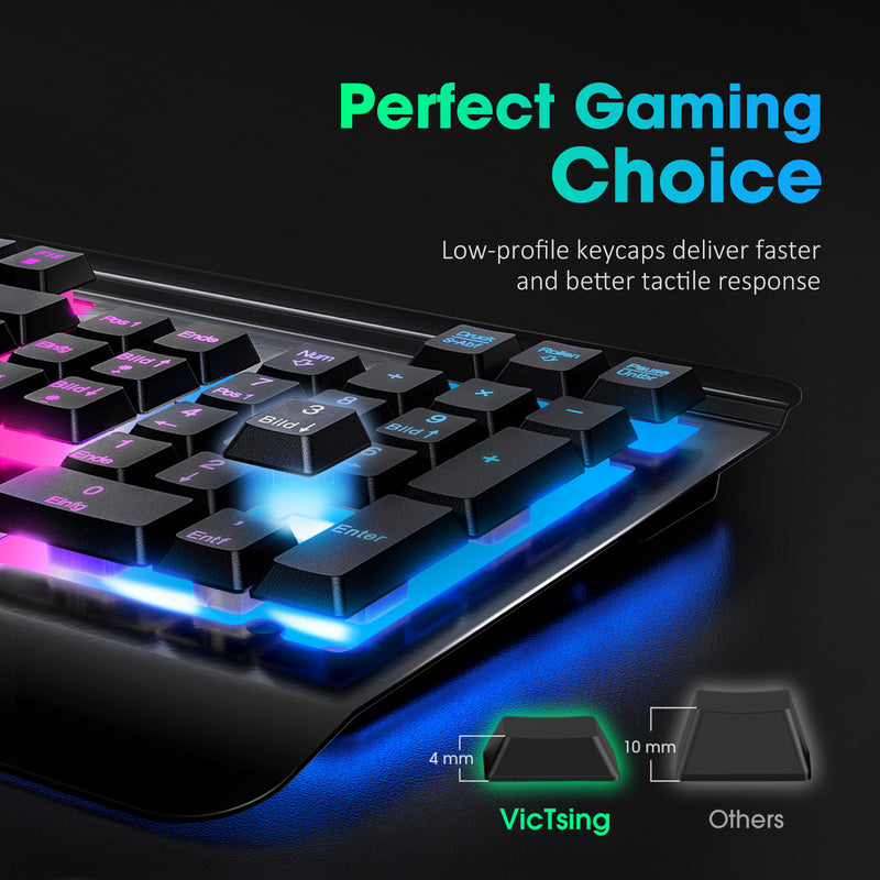 Backlight Gaming Keyboard, Black