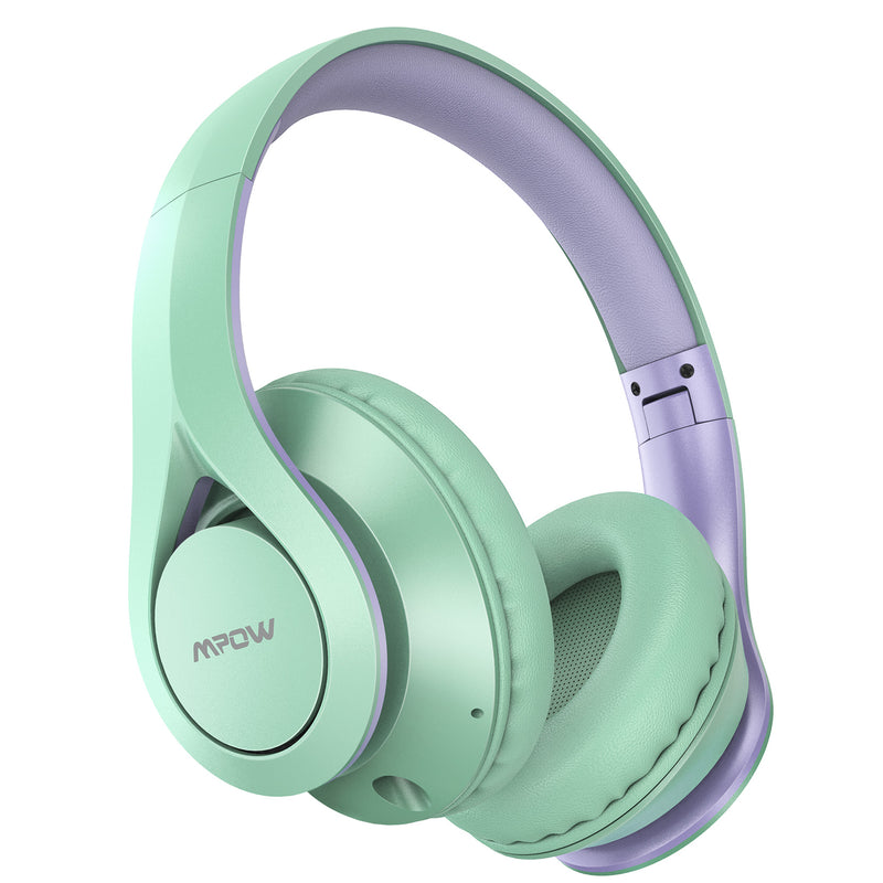 Mpow [60 Horas] Auriculares Bluetooth Diadema Over Ear (Verde)