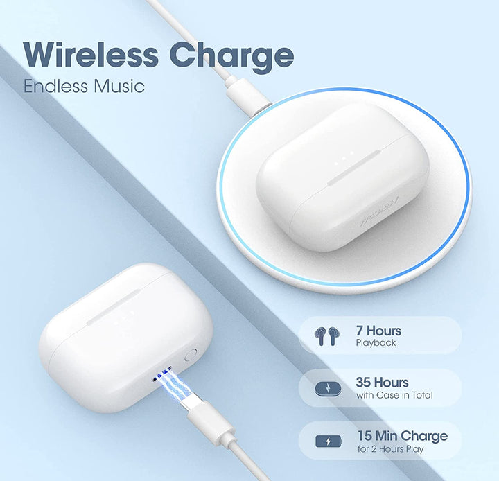 Mpow MPods Pro Hybrid Active Noise Cancelling Wireless Earbuds – MPOW