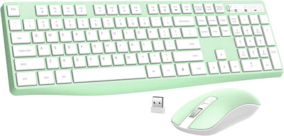 PC230 Wireless Keyboard Mouse Combo,USB, Auto-Sleep, Silent