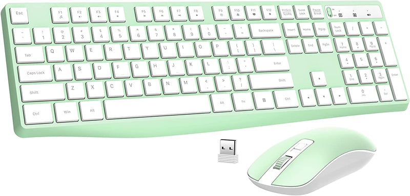 PC230 Wireless Keyboard Mouse Combo,USB, Auto-Sleep, Silent