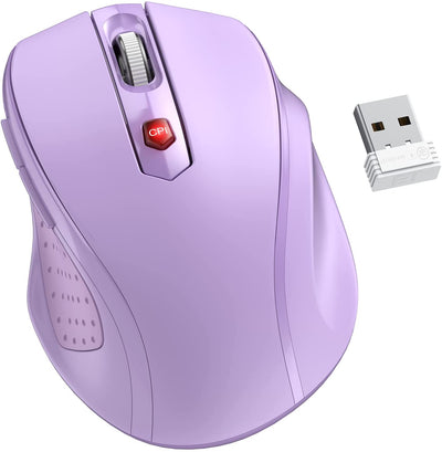 HOTWEEMS D-09 Wireless Mouse for Laptop - Ergonomic Plus Computer USB Cordless Mice