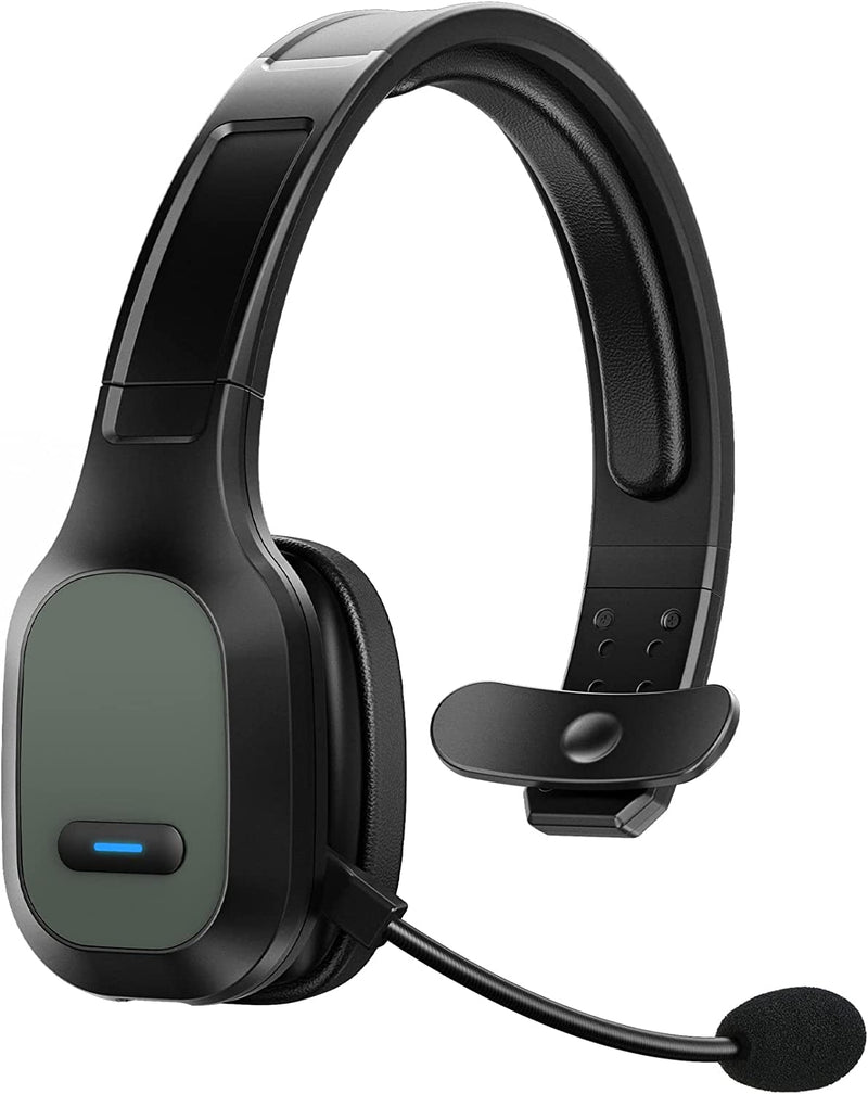 Mpow Bluetooth Headset with Microphone, AI Noise Cancelling Headset with 35Hrs Playtime