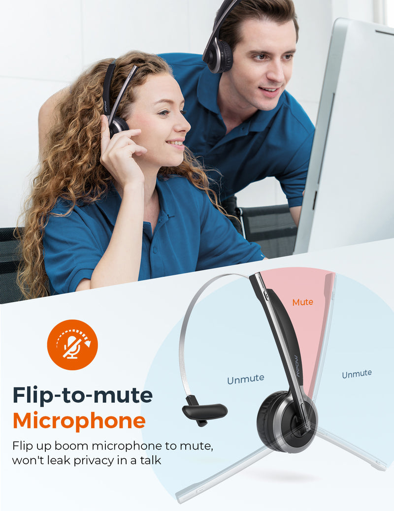 [wholesale: $15-$30 /piece] Mpow M5 Pro Bluetooth Headset V5.0